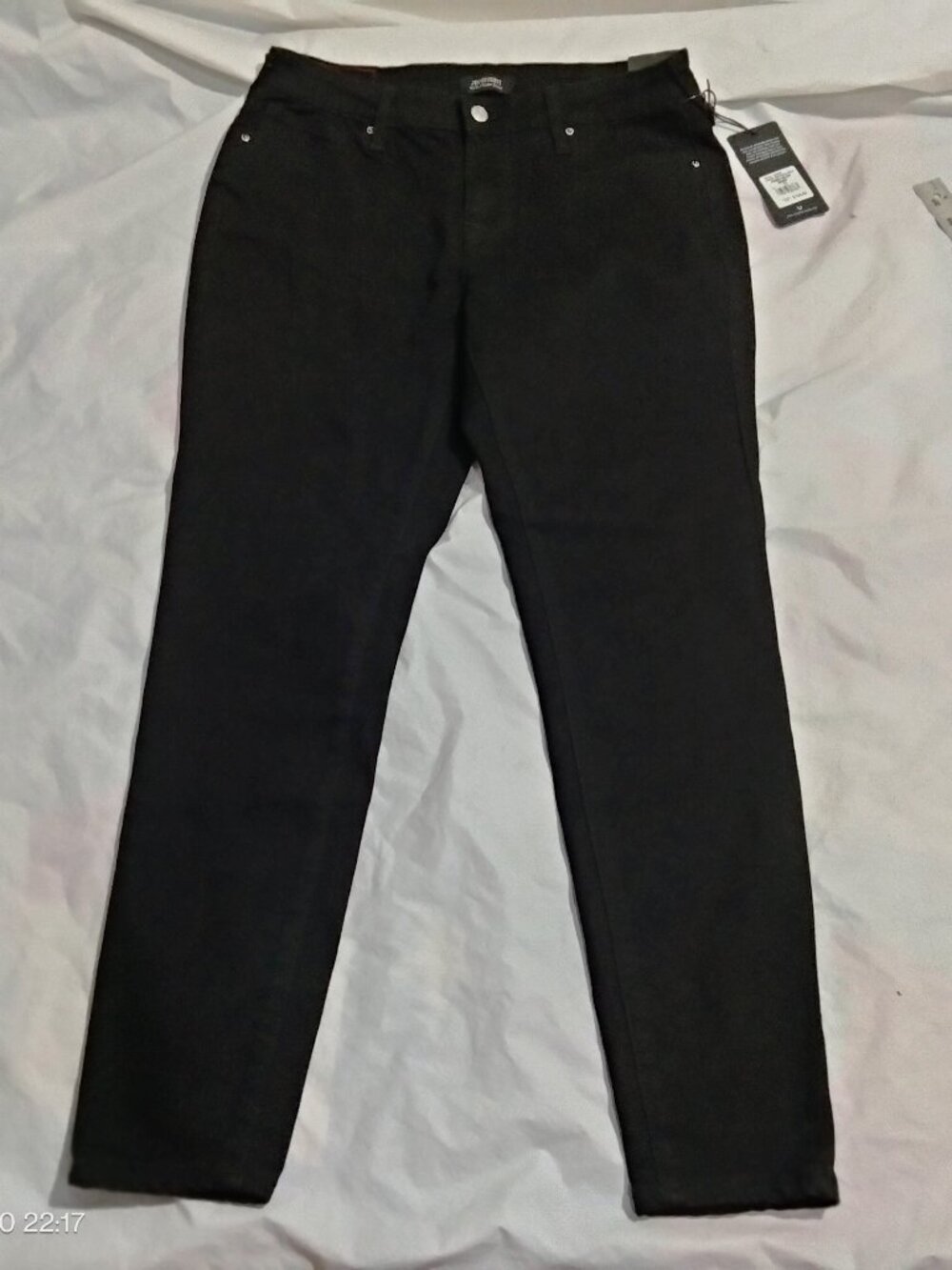 True Religion Jennie Curvy Mid Rise Super Skinny Jeans Black Rinse W31 600500